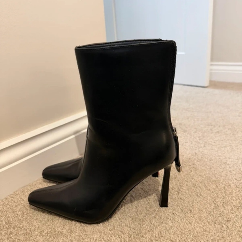 Primark Classic Black Heeled Boots